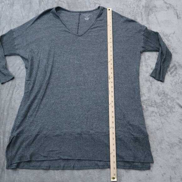 American Eagle Soft & Sexy Plush Tunic Dress Womens Knit Oversized Baggy Top L - Picture 7 of 12
